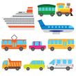 Cartoon vehicles.