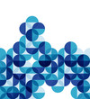 Blue modern geometric abstract background