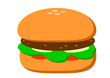 Illustration: hamburger hamburger