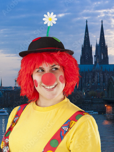 Photo: Clown in Köln Clown in Köln