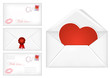 Valentine's day envelopes