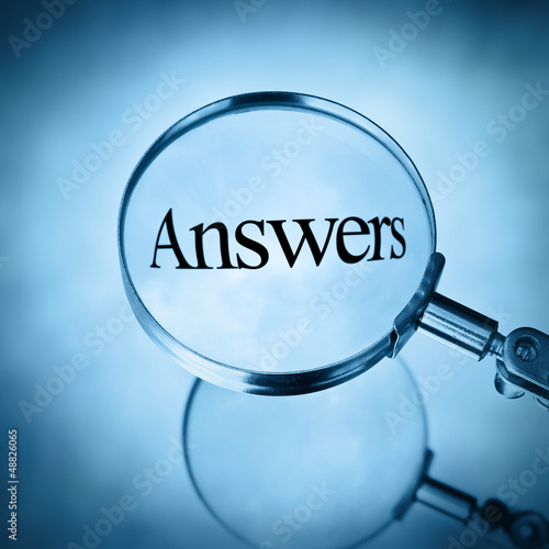 Photo: search for answers search for answers
