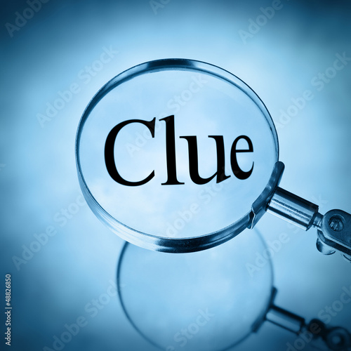 Photo: search for clues search for clues