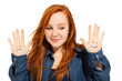portrait of teen girl
