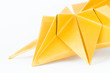 Folded origami star