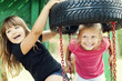 Happiness on playground