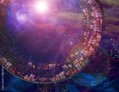 Illustration: Multi-Generational Interstellar Ship Multi-Generational Interstellar Ship