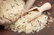 rice in burlap sack