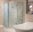 bathroom and toilet with modern decor