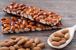 Caramelized almonds_V