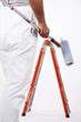 House painter in overalls