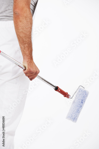 Photo: House painter in overalls House painter in overalls
