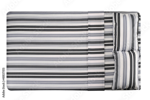 Photo: Bed. Isolated Bed. Isolated