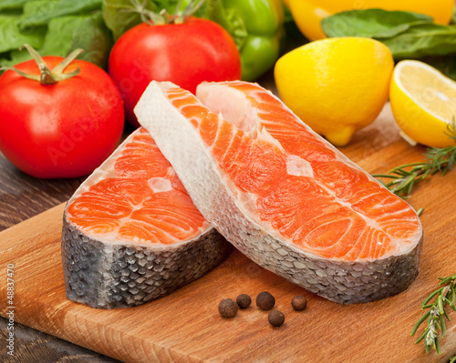 Photo: trout fillet trout fillet