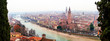 Panoramic view of Verona, Italy With Santa Anastasia Church and