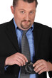 Businessman with little wallet