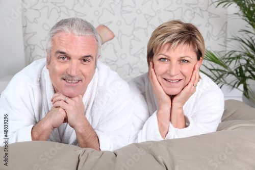 Photo: Mature couple in bed Mature couple in bed