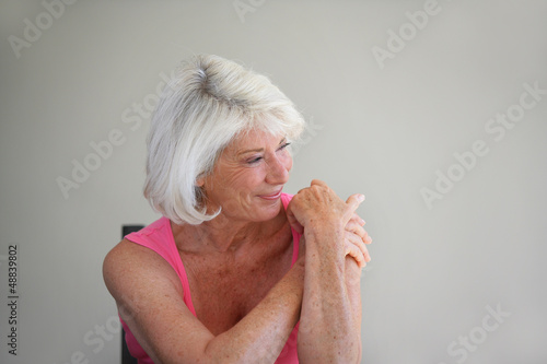 Photo: Happy senior woman Happy senior woman