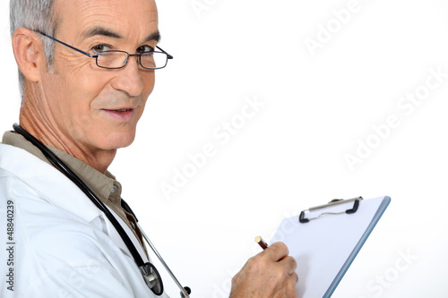 Photo: Doctor with a clipboard Doctor with a clipboard