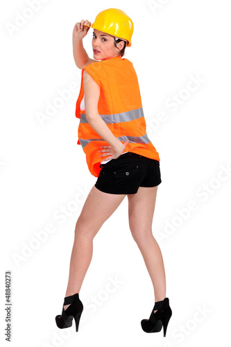 Photo: Sexy female builder Sexy female builder
