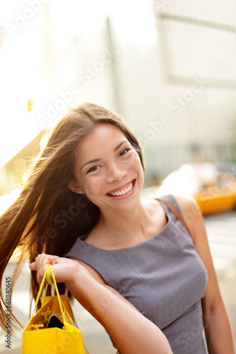Photo: Shopping woman in New York City Shopping woman in New York City