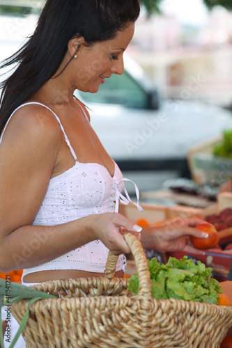 Photo: Woman buying fruit Woman buying fruit