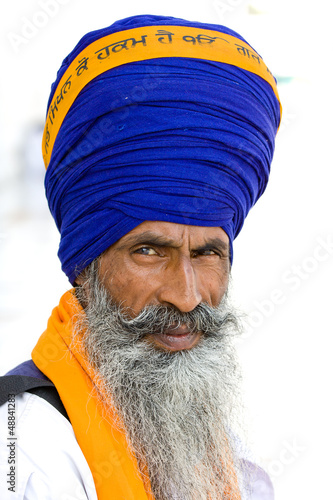 Photo: Sikh men in Amritsar, India. Sikh men in Amritsar, India.