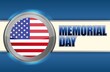 USA Memorial day sign