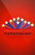 USA Memorial day sign