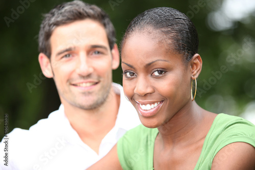 Photo: Happy couple in the countryside Happy couple in the countryside