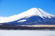 Mountain Fuji in winter
