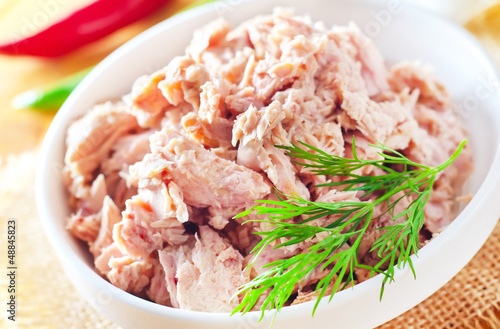 Photo: salad with tuna salad with tuna