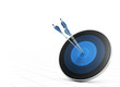 performance concept, arrow and target