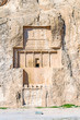 Achaemenid king's tomb, Naqsh-i-Rustam in  Fars province, Iran.