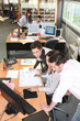Photo: Portrait of a busy office Portrait of a busy office