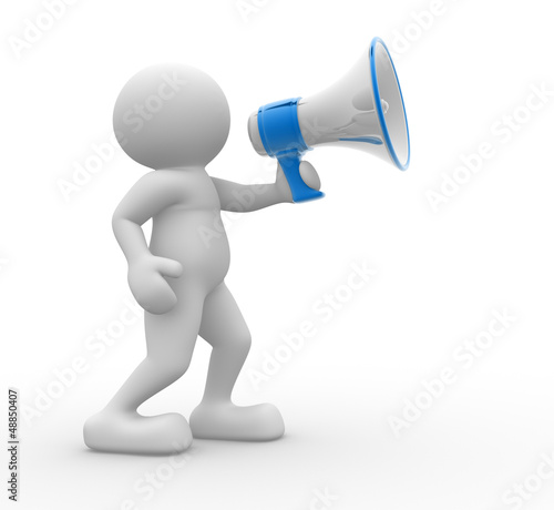 Illustration: Megaphone Megaphone