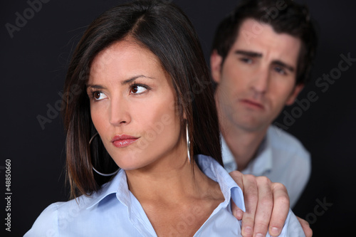 Photo: Couple having argument Couple having argument
