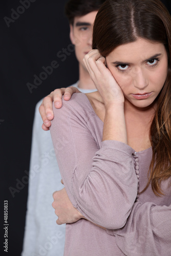 Photo: Young couple arguing Young couple arguing