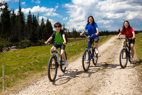 Photo: Family biking Family biking