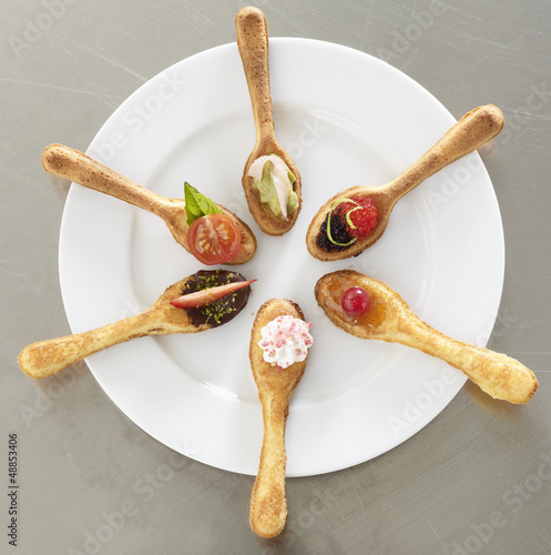 Photo: Cuillères comestibles Cuillères comestibles