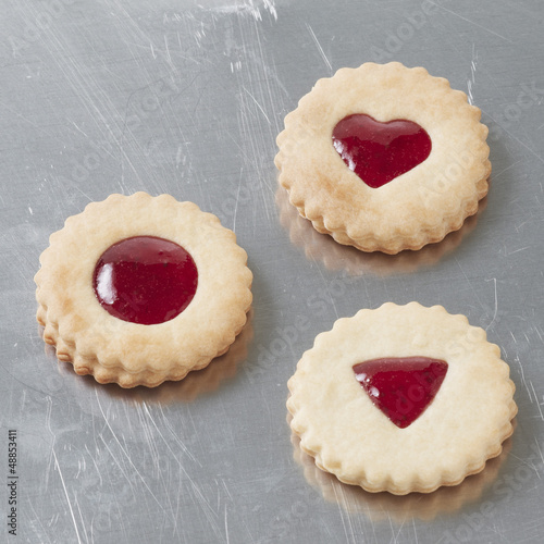 Photo: Biscuits à la confiture Biscuits à la confiture