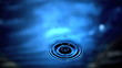 Drop falling in super slow motion
