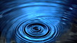 Drop falling in super slow motion
