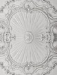 Luxury white wall design with mouldings
