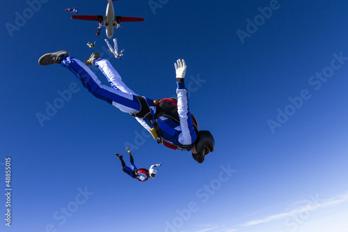 Photo: Skydiving photo. Skydiving photo.