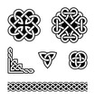 Celtic knots patterns - vector