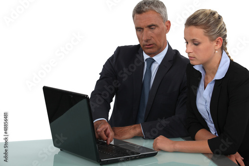 Photo: Business professionals working together Business professionals working together