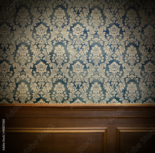 Photo: wood panel wallpaper wood panel wallpaper
