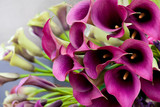 Beautiful bouquet of calla lilies.