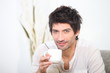 Man with cup of coffee